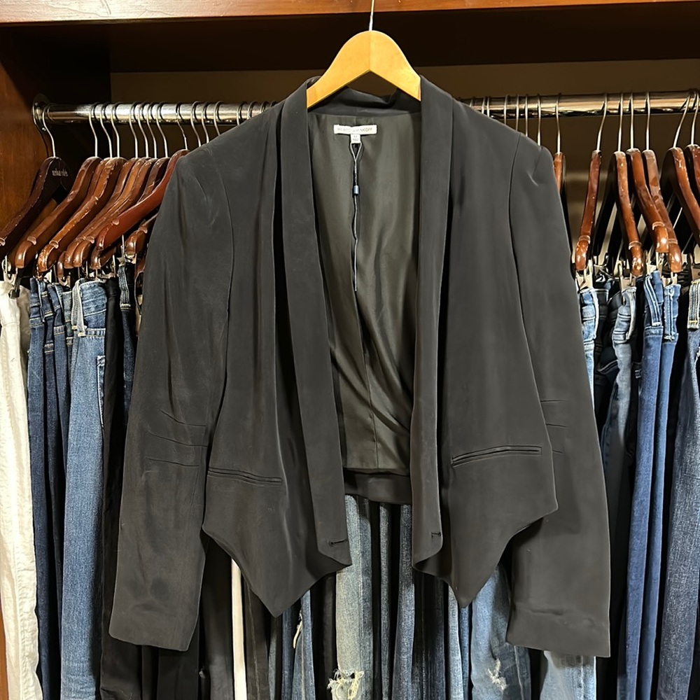 Rebecca Minkoff silk Becky blazer